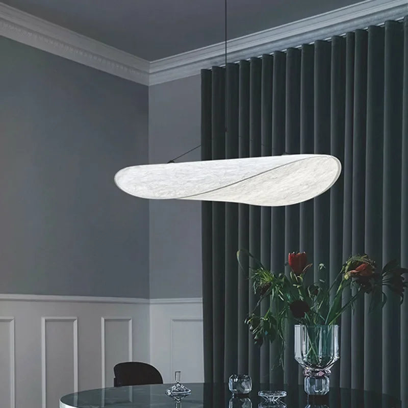 Nordic Silk Pendant Lamp Home Decor Chandeliers For Living Room Bedroom Restaurant Modern Drop light Indoor Lighting Fixtures