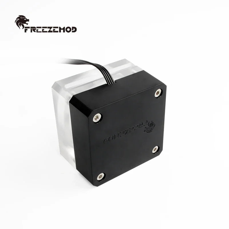 FREEZEMOD Water Cooler Water Pump Ultra-Thin PWM Speed Control 4cm Thick Flow 500L Support OD50 Tank. PU-SZM6,watercooler