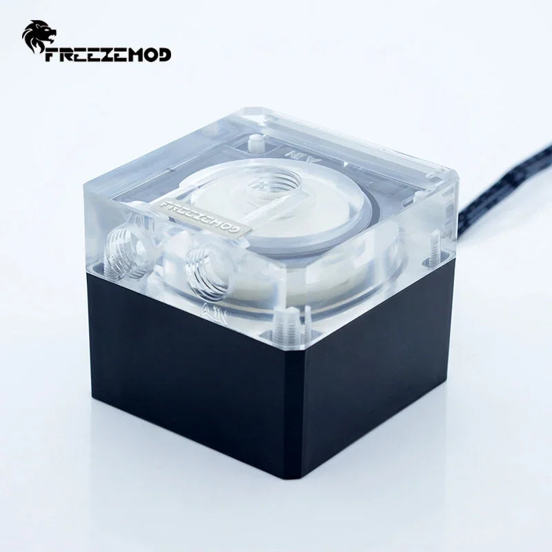 Freezemod PU-FS4M-J Compute Cooling PC PC Voda chladiče Mute Pump Pwm Inteligentní tok 800L/H 12V/5V RGB Light Aure. PU-FS4M-J