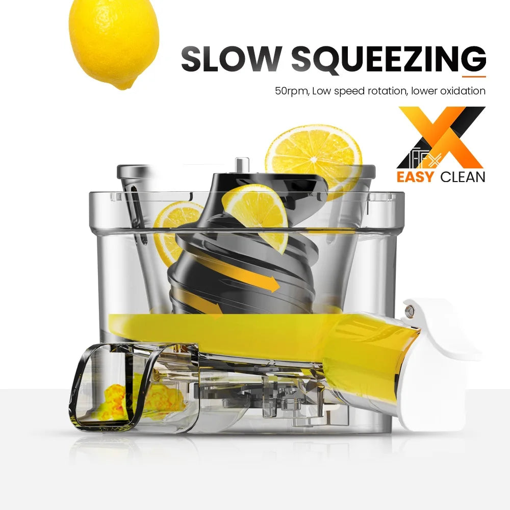 Mini Slow Juicer Φορητό ηλεκτρικό χυμό Extractor Lemon Fruit Maker Blender Easy Clean