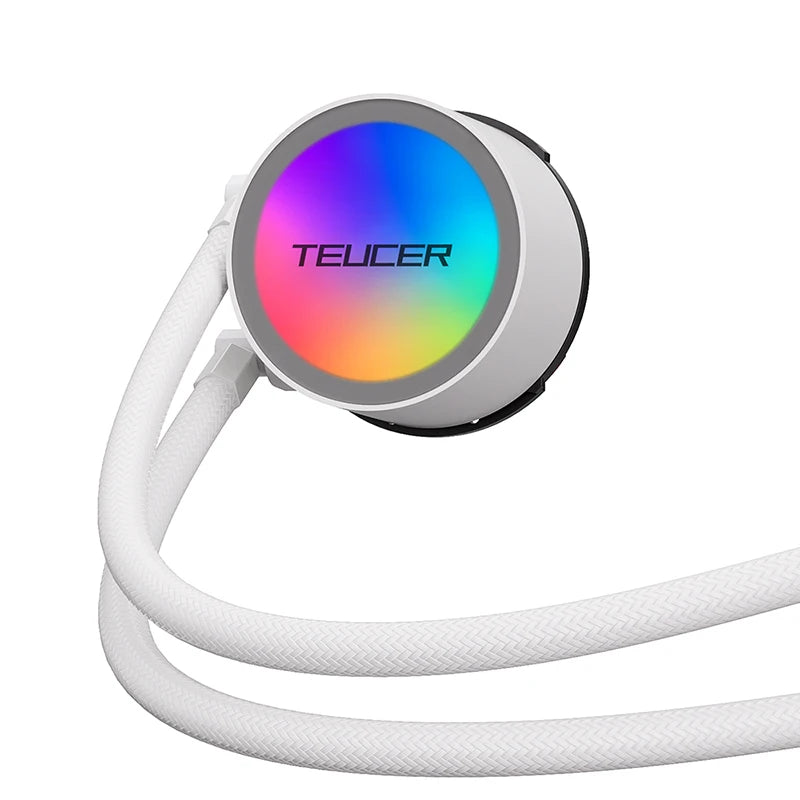 TEUCER AF-S360 CPU refroidisseur de refroidissement de refroidissement LGA 2011 V3 X99 Motorard Nivel Dazzle Color PC ClaUre pour 1700 1200 115X AM4