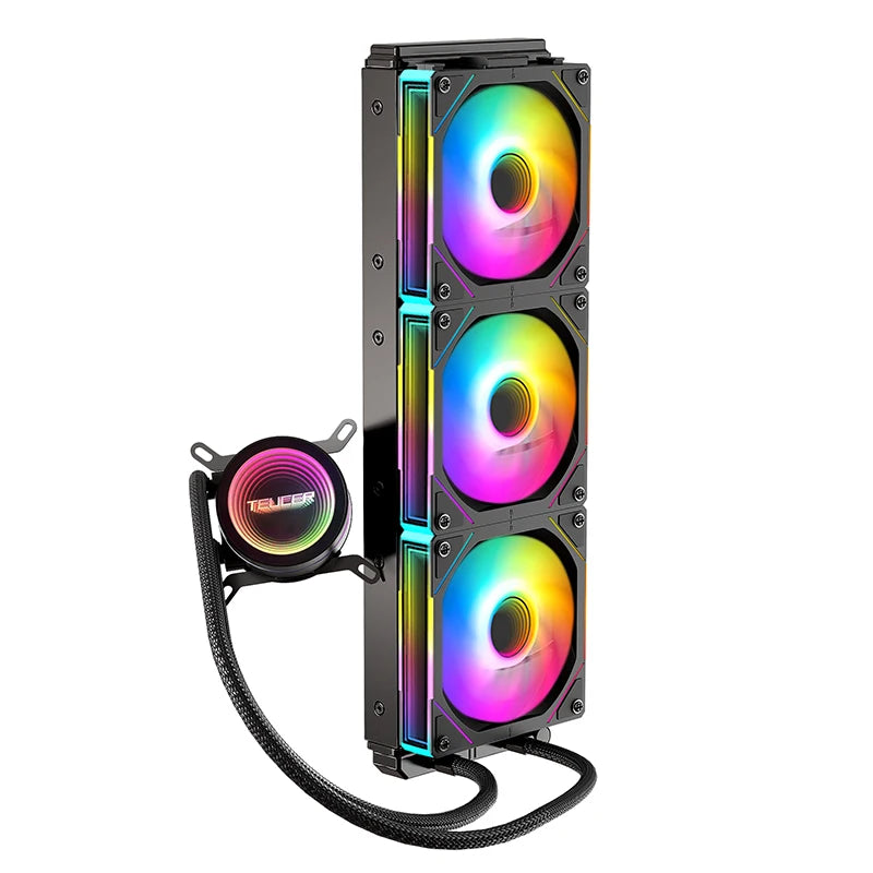 TEUCER NA-360 PC Water Cooling Heatsink LGA 2011 V3 X99 Motherboard CPU Cooler for Intel 1700 1200 1155 AMD AM4 AM5