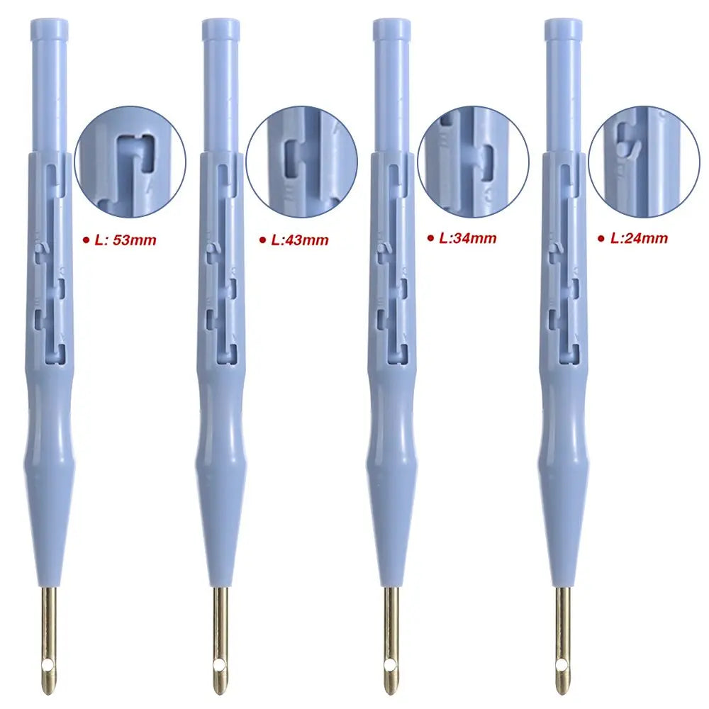 Plastic Adjustable Punch Sewing Accessories Knitting Needles Tool Weaving Tool Threader Needles Embroidery Needle Pen