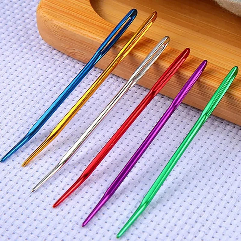 Knitting Yarn Needle Set Bent Tip Tapestry Needles for Yarn Large Eye Blunt Needles for Hand Sewing Knitting Crochet