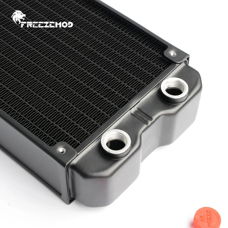 45mm Thick 360mm Aluminum Radiator FREEZEMOD Computer Water Cooling Double-layer Heat Sink Row Independent Two-layer. SR-360SL