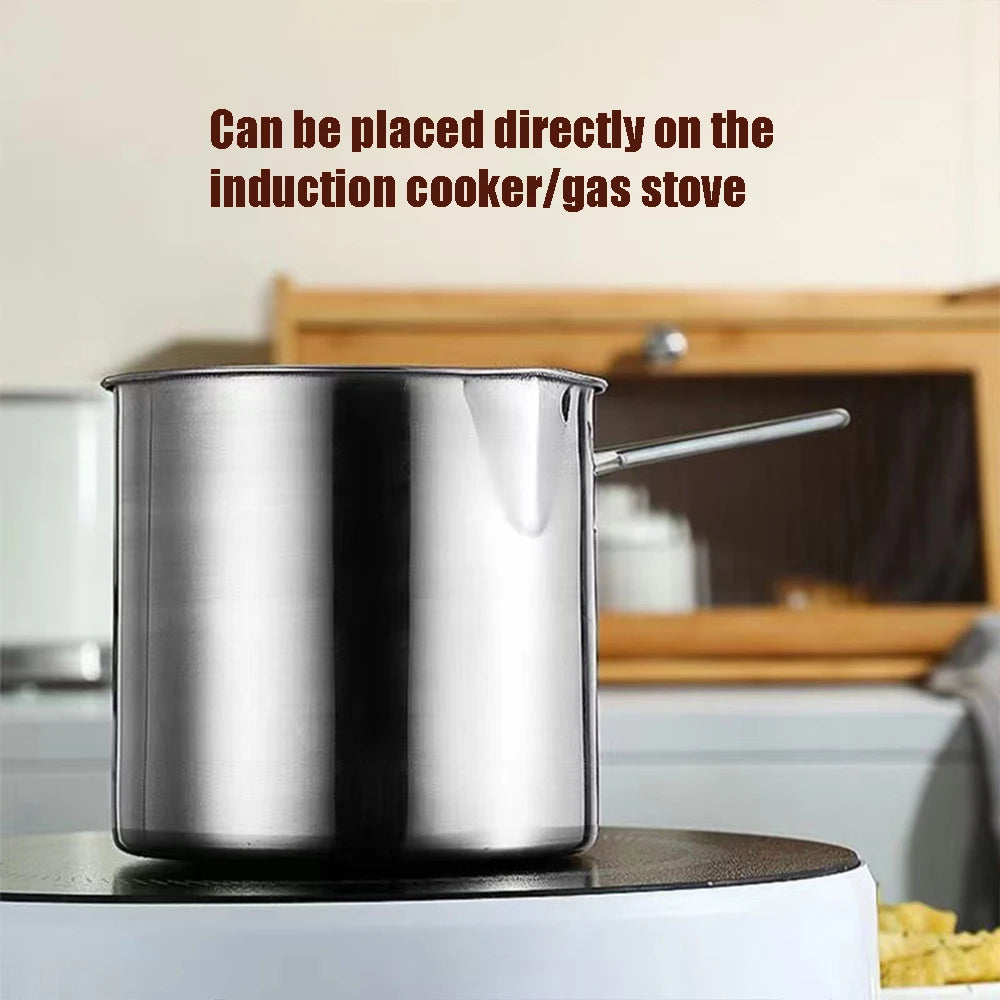 Fryer Deep Fryer 304 Friptură din oțel inoxidabil cu coș de prăjire oală alimentară auxiliară pentru a adânci aparat japonez pentru bucătărie pentru bucătărie