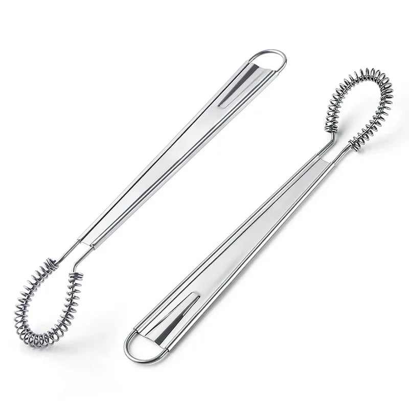 Stainless Steel Whisk Spring Hand Mixer Spoon Kitchen Eggs Sauces Honey Cream Mixing Kitchen Gadgets Cooking Tools