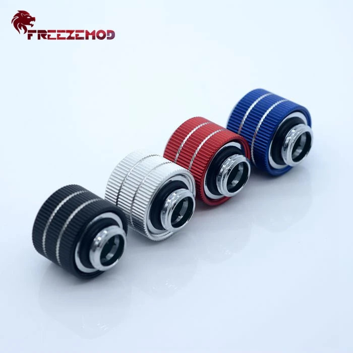 FREEZEMOD Torque Anti-off Hard Tube Fitting Adapter Hand Compression For OD 12/14/16mm Pipe G1/4 Connection Water Cooler HYGKN-B