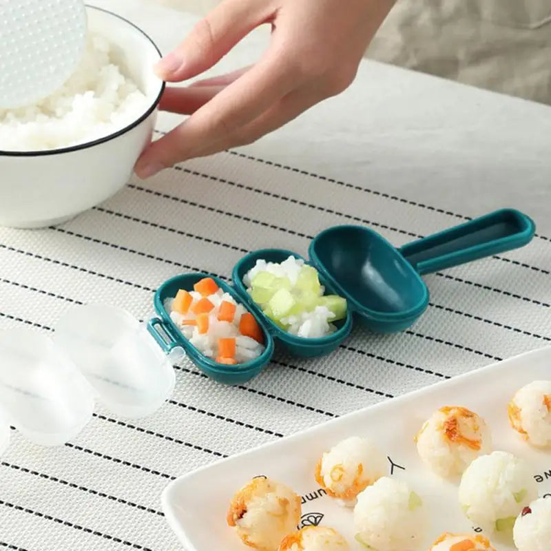 Rice Ball Shaker DIY RICE BALLER SHAKERS THE BUDING PLASS ONIGIRI PLOMA DIY RICE BALLER SHAKERS KUCHYNOVÉ SUSHI Nástroje Příslušenství
