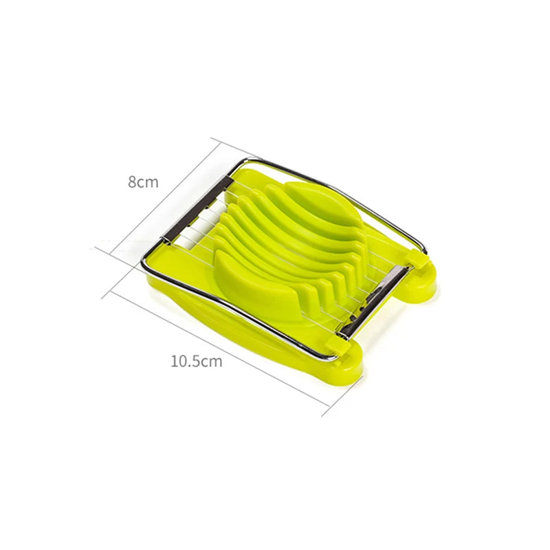 Kuchyňské doplňky vejce kráječ vrtulníku z nerezové oceli ovocné salát salát řezací vajíčka Manuální kuchyňské kuchyňské gadget Ali426