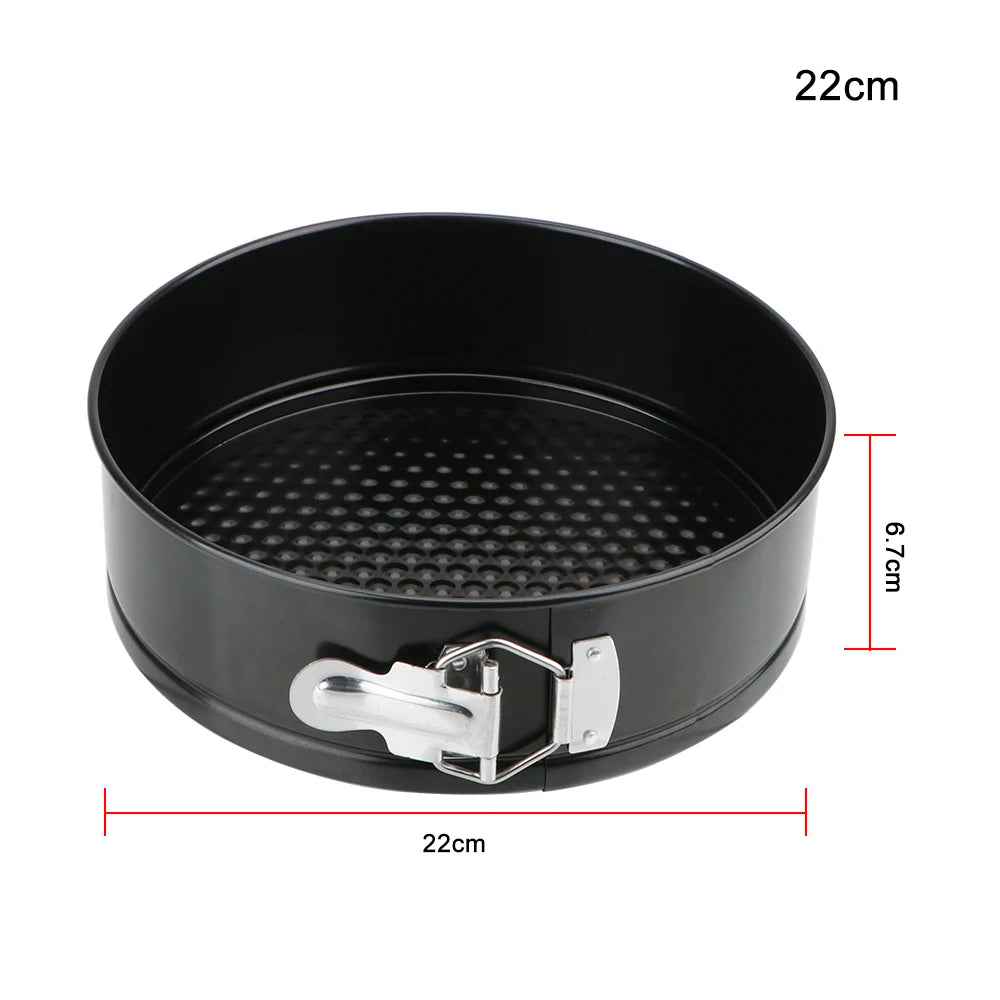 Removable Bottom Carbon Steel Cakes Molds Non-Stick Metal Bake Mould Kitchen Accessories Round Cake Pan Bakeware