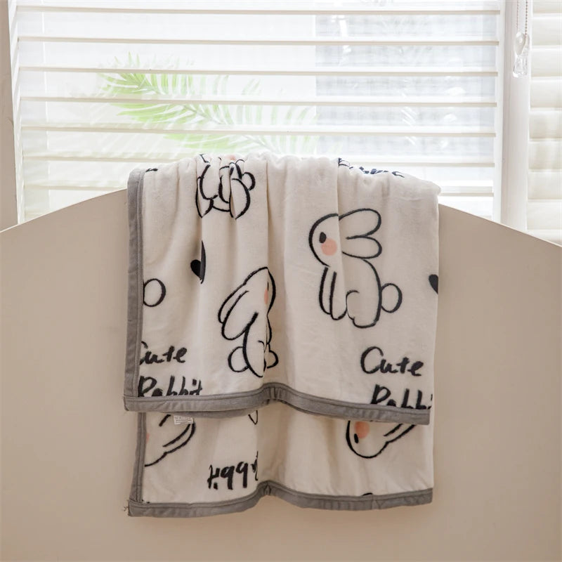 YanYangTian Winter Autumn Warm Plaid Blanket Plush Warmth Comfortable Bedspread on the bed Soda Bed Cover for kids 150 230