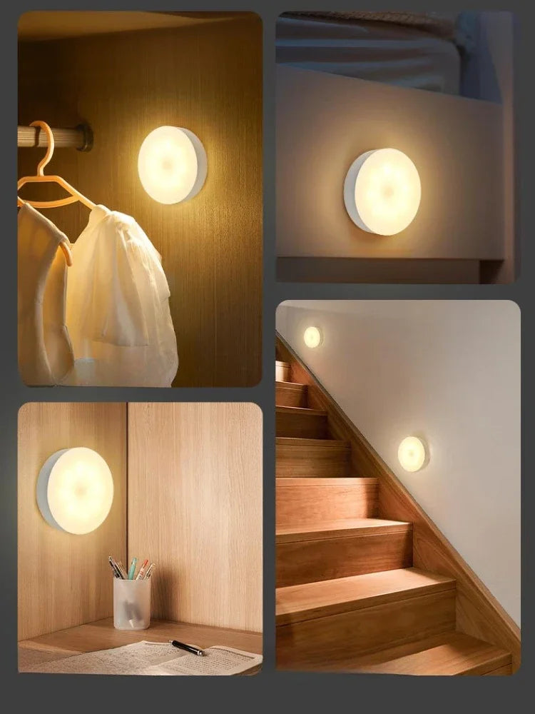 PIR Motion Sensor Wireless LED Wardrobe Light Kitchen Cabinet and Storage for Kitchen Cabinets Portable Indoor Lighting Lights