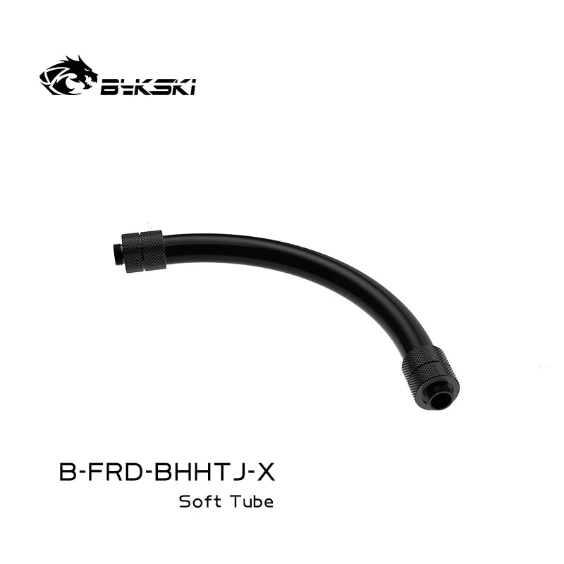 BYKSKI G1/4 'FITTING + Soft Tube 360 βαθμοί περιστρεφόμενος υπολογιστής υπολογιστής ψύξης νερού για εξόρυξη B-FRD-BHHTJ