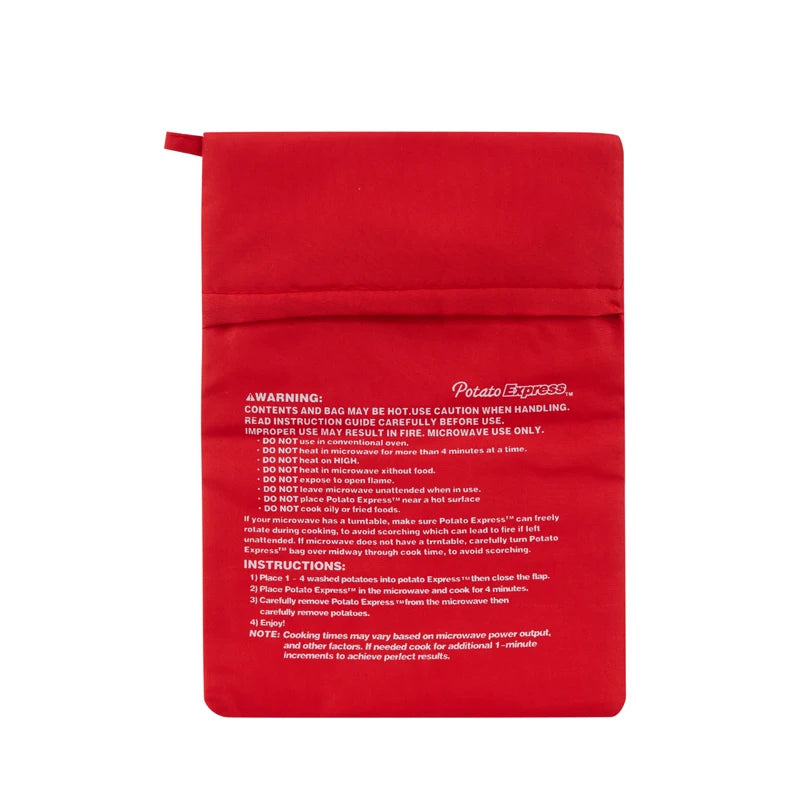 kitchen Microwave Potato Cooke Cooker Bag Baked Patata Microwave Cooking Potato Bag Microwave Oven Potato Storage bag