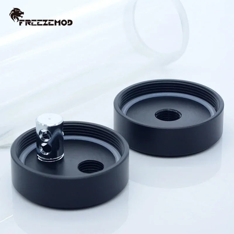 FREEZEMOD computer water cooler 2020 cylindrical water tank three hole POM cover built-in defoamer. YSX-PMB