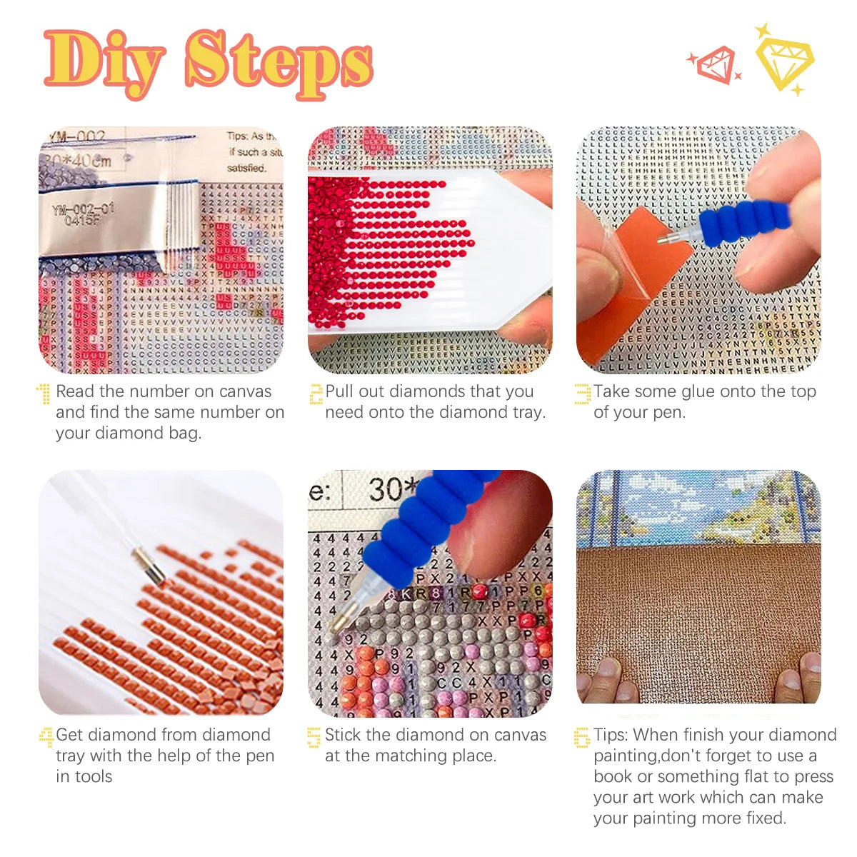 Ruopoty DIY Diamond ζωγραφική φωτογραφία έθιμο πλήρες τετράγωνο/στρογγυλό τρυπάνι σταυροειδές διαμάντι διαμάντι κέντημα rhinestone της εικόνας Home Art