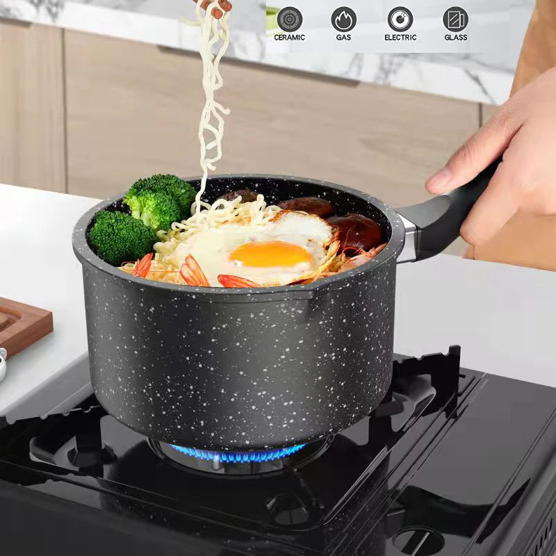 Non Stick Granite Maifan Stone Cookware Ceramic Pot Cooking Saucepan Hotpot Casserole Induction Cookware Kitchen Boiling Pot