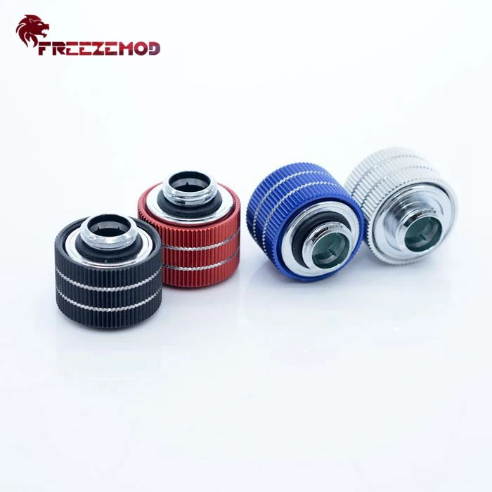 FREEZEMOD Torque Anti-off Hard Tube Fitting Adapter Hand Compression For OD 12/14/16mm Pipe G1/4 Connection Water Cooler HYGKN-B