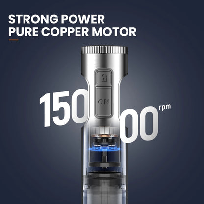 MIUI Hand Immersion Blender 1000W Výkonný 4-in-1, mixér potravin z nerezové oceli, 700 ml mixové kádinky, 500ml procesor, šlehač