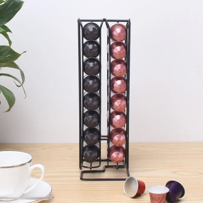 Vertical Coffee Capsule Suport de cafea Pod Stand Office Office Kitchen Depozitare Desktop