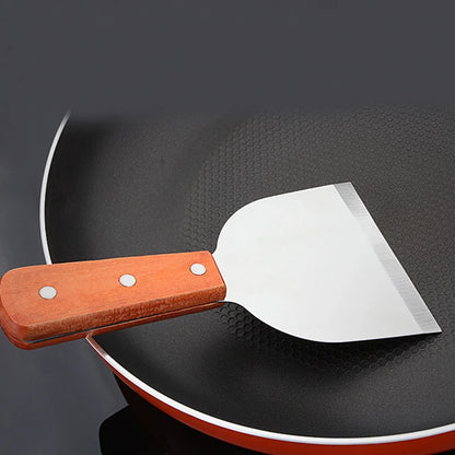 Aço inoxidável Metal Spatula Turner Hambúrguer plano panqueca Pizza Grill Flipper BBQ Baking Tools Teppanyaki Griddle Cooking Utensil