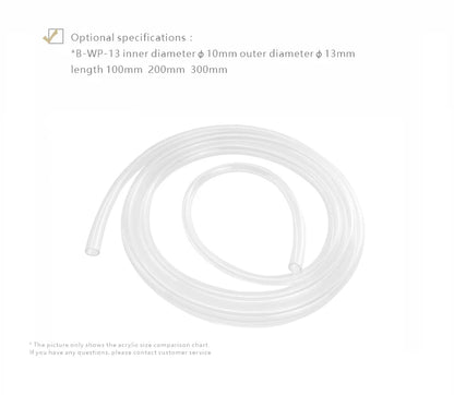 BYKSKI B-WP-13/B-WP-16/B-WP-19 PC VODNÍ HASILOVÁ HUDE PVC 1METER SOFT TUBE 3/8 "ID*1/2" OD 10x13MM 10X16MM 13X19MM