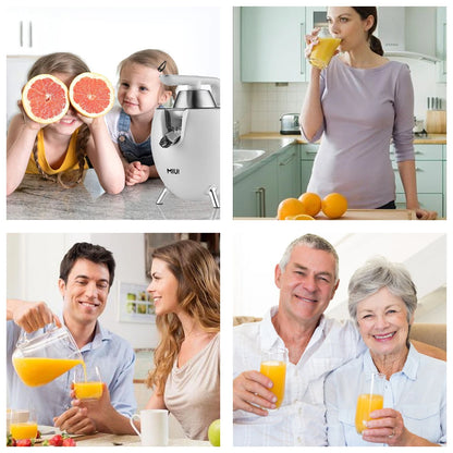 MIUI Citrus Juicer,850W Stainless Steel Orange Lemon Electric Set Juicer,Hard-core Press juicer,Aluminum Die -casting Handle