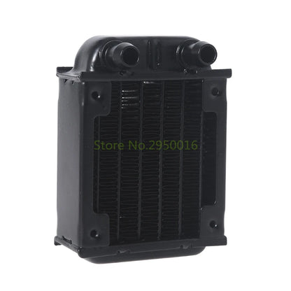 G1/4 Draad 60 mm/80 mm PC PC Waterwarmtewisselaar Computeraluminium Warmte Radiator Koelmoettekoek voor computerwaterkoelsysteem