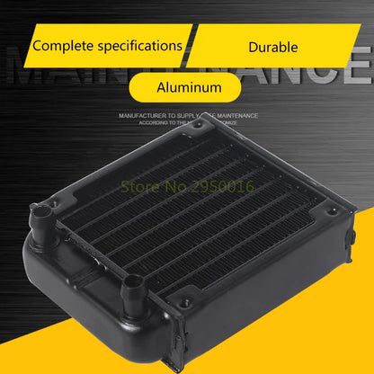 G1/4 Draad 60 mm/80 mm PC PC Waterwarmtewisselaar Computeraluminium Warmte Radiator Koelmoettekoek voor computerwaterkoelsysteem
