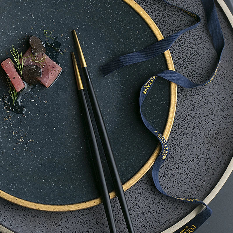 Kinglang Ceramic Tablware Bestik Sæt 2/4 Person Brug Family Cutlery Restaurant serverer vestlige retterplader skål