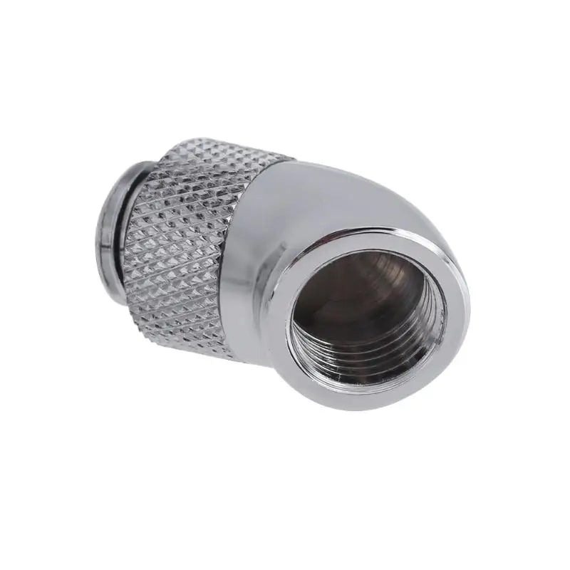 G1/4 rosca de tornillo 45 grados Rotación del codo Adaptador de latón Conector PC Computadora Sistema de enfriamiento de agua Accesorios