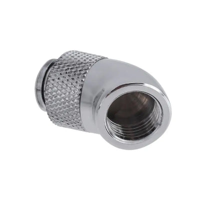 G1/4 rosca de tornillo 45 grados Rotación del codo Adaptador de latón Conector PC Computadora Sistema de enfriamiento de agua Accesorios