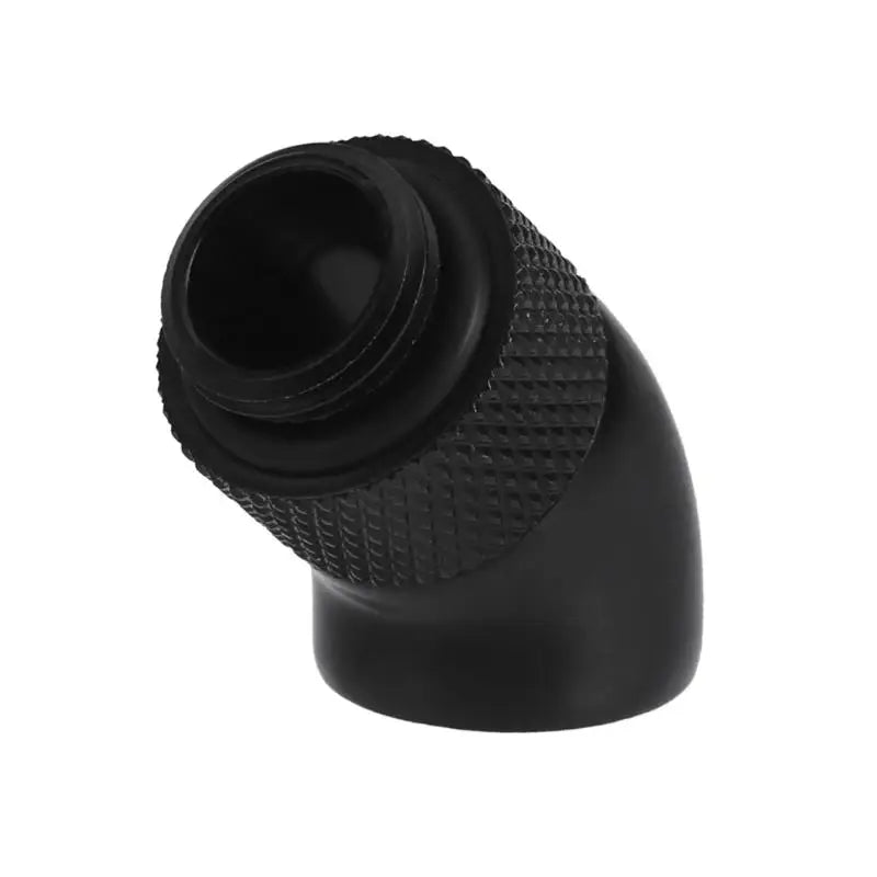 G1/4 rosca de tornillo 45 grados Rotación del codo Adaptador de latón Conector PC Computadora Sistema de enfriamiento de agua Accesorios