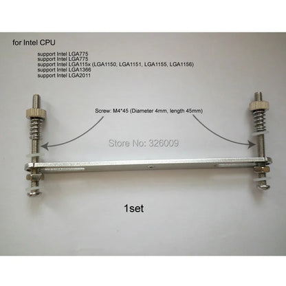 Boucles de boucles à eau de refroidissement en acier inoxydable refroidisseur de liquide de boulonnerie pour le CPU GPU Tête de commande industrielle