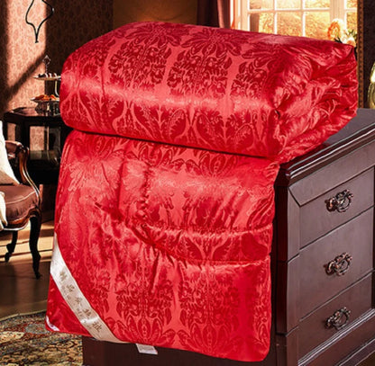 Natierlech Silk Decken Summer Jacquard Duvetten verdréint de Wanter Kotteng Kotteng Cover King Camin Twin Still Quilt