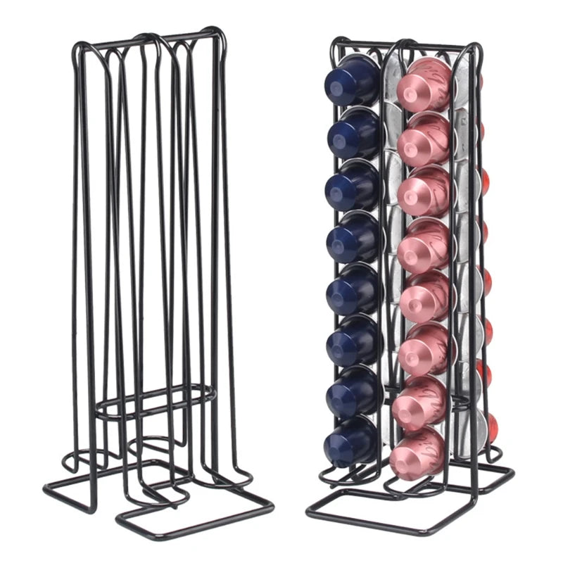 Vertical Coffee Capsule Suport de cafea Pod Stand Office Office Kitchen Depozitare Desktop