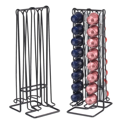 Vertical Coffee Capsule Suport de cafea Pod Stand Office Office Kitchen Depozitare Desktop