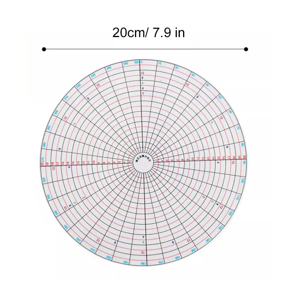 Spinner Tools Ceramic Tools Dividing Ruler Full Circle Divider Multifunktionell målning Equalizer Mud Hall Pottery Trimning