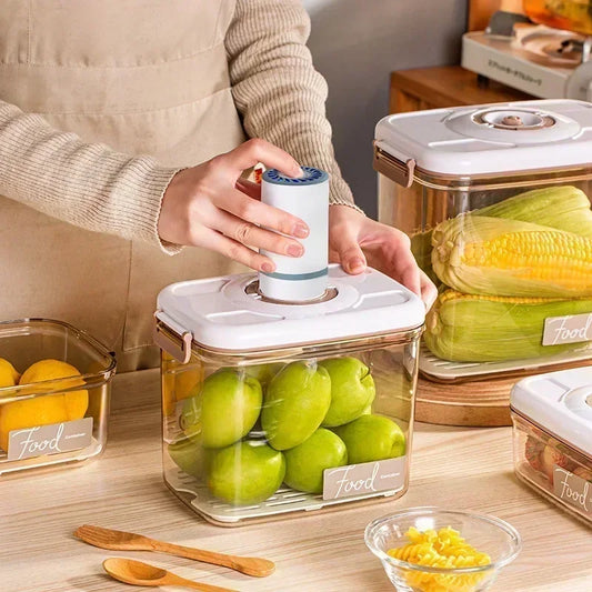 Vakuum Food Späichere Box frëndlech-Halt Kanister shister Späicherbehälter grouss Kapazitéit Liewensmëttel dispenser Kichenlagerkëscht