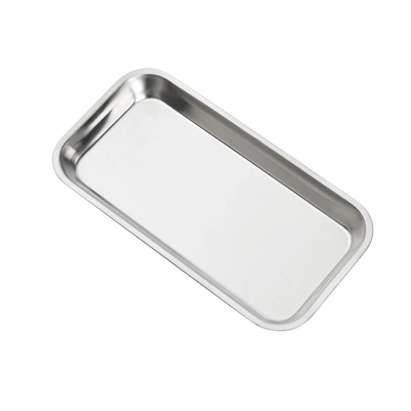 Edelstol Square Späichere Tray Dental medizinesch Tools Klaach Nagel Tattoo Geräter Ëmfeld