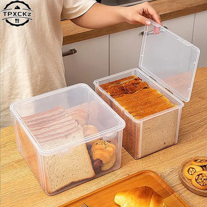 Caja de almacenamiento de contenedores de pan Cajas de pan cajas de pan para hornear recipientes de pastel de pan