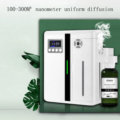 Vůně Aroma Difuzor na zeď namontovaný hotel 160 ml Difuzor s ventilátorem uvnitř pro velkou oblast Hotel Lobby Domácí vůně