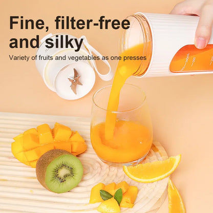 Juicer Cup Wireless Charging Small Portable High Quality Macaron Color Juice Cup Home Multi-functional Automatic Fruit Blender