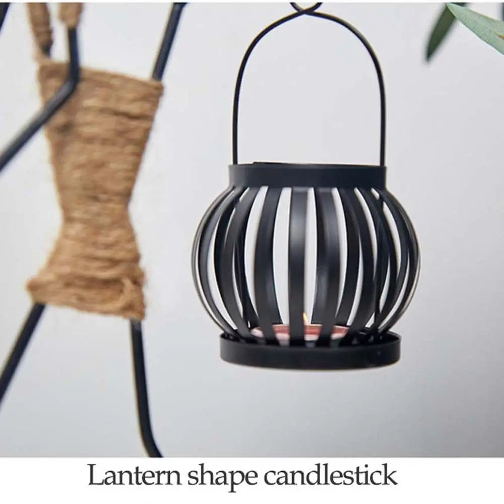 Nordic Metal Käerzestilbick Abstract Charakter Sculpture Candle Holder Decor-Decora huet d'Nahrungshaus mam Decoptiouns Kaddo