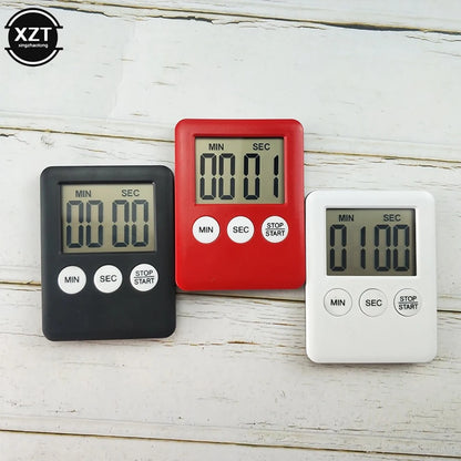 Magnetický kuchyňský časovač digitální vaření pečení LCD Odpočítávání hlasitého alarmu Odpočítávání alarmu Magnet Hodiny Sleep Citchen SUP sup