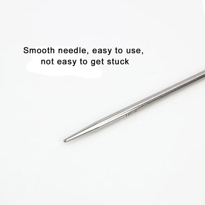 Hot 1Pcs Stainless Steel Circular Knitting Needle 65Cm Tube Smooth Crochet Needles for Knitting DIY Weaving Sewing Tools 2022