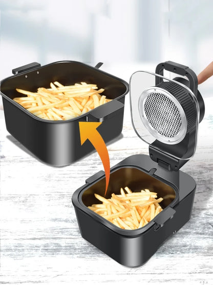 New Visual Air Fryer Home Intelligent Large-Capacity 9L Automatic Intelligent Oven Potato Chips Integrated Machine