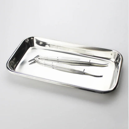 Edelstol Square Späichere Tray Dental medizinesch Tools Klaach Nagel Tattoo Geräter Ëmfeld
