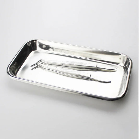 Edelstol Square Späichere Tray Dental medizinesch Tools Klaach Nagel Tattoo Geräter Ëmfeld